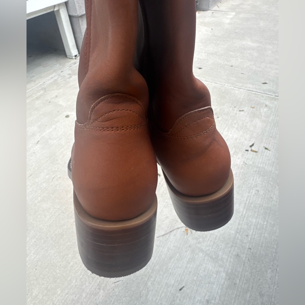 Frye Campus 14L Boots saddle Size 9 In Excellent Condition - Picture 5 of 8